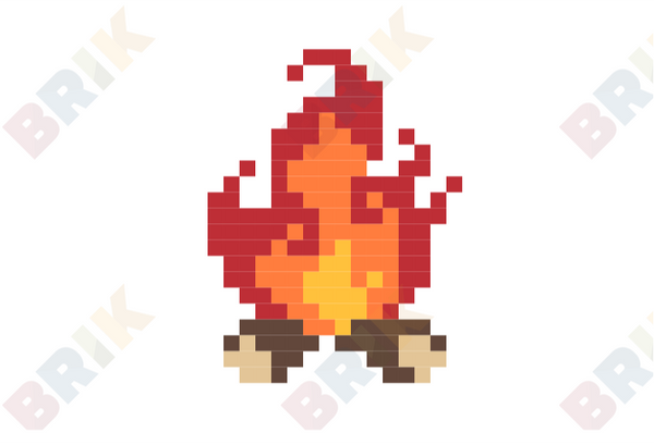 Campfire Pixel Art