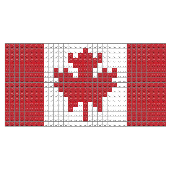 Canadian Flag BrikBook Lite Design