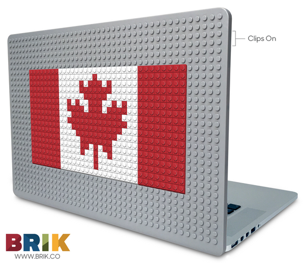 Canadian Flag BrikBook Lite Design Laptop Case