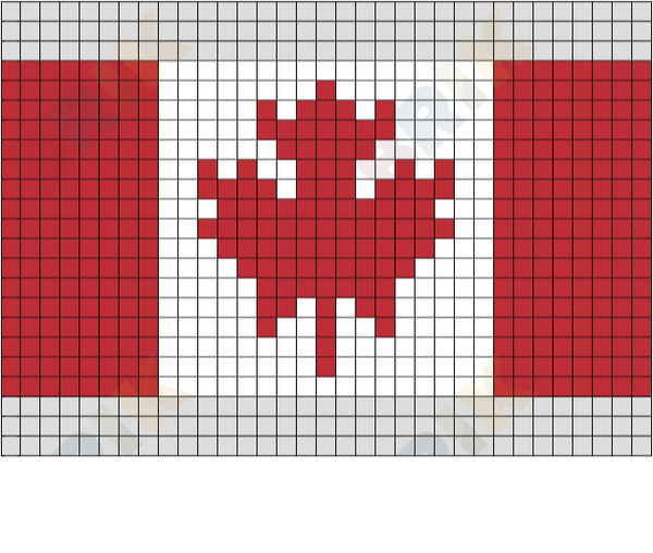 Canadian Flag BrikBook Lite Design