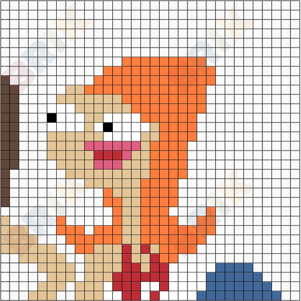 Candace and Vanessa 2 Pixel Art