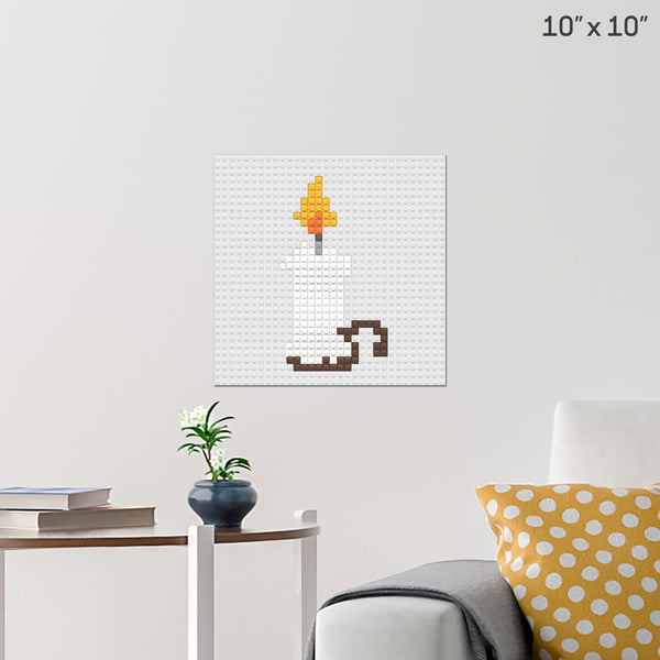 Candle Brick Poster