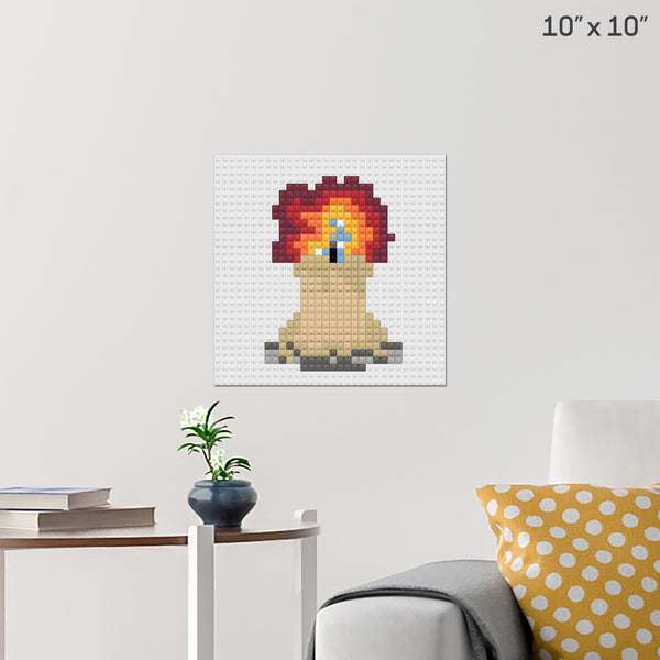 Candle Stick Brick Poster