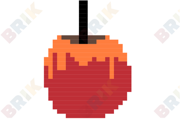 Candy Apple Pixel Art