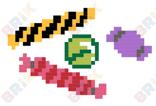 Candy Month Pixel Art