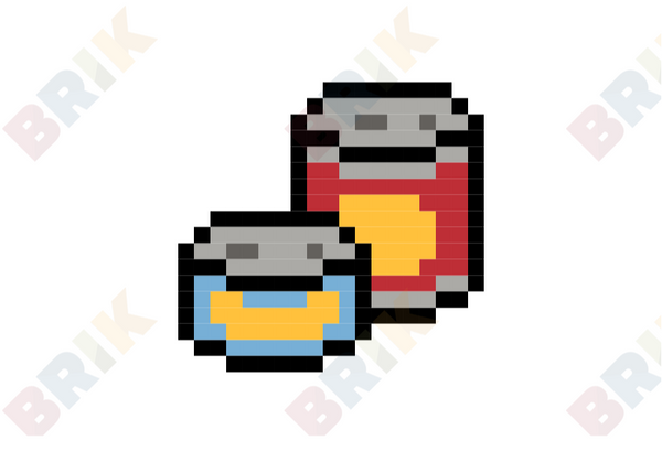 Canned Food Month Pixel Art