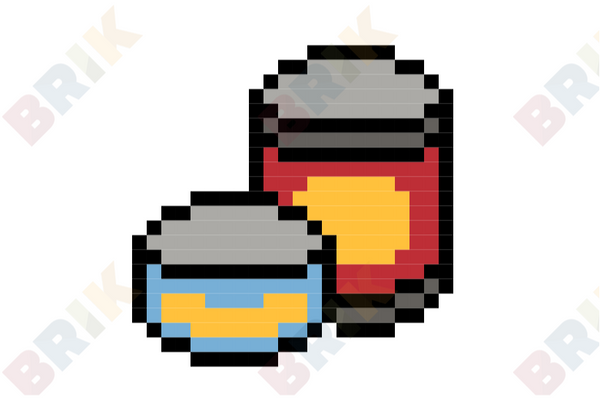 Canned Food Month Pixel Art