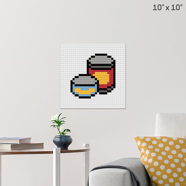 Canned Food Month Brick Poster