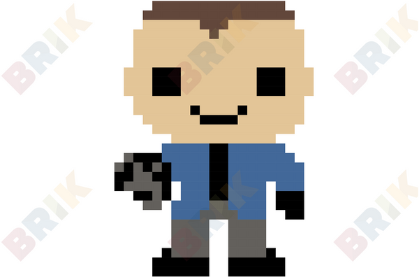 Captain Cold Pixel Art