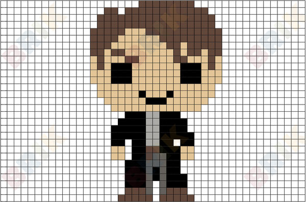 Captain Jack Harkness Pixel Art