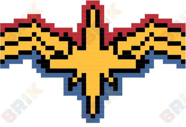Captain Marvel Pixel Art