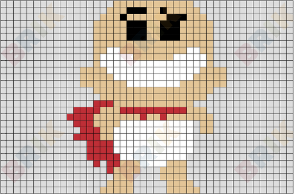 Captain Underpants Pixel Art