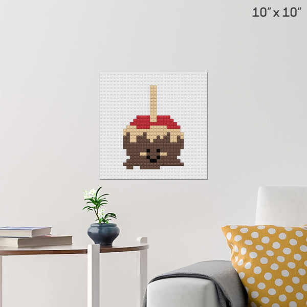 Caramel Apple Brick Poster