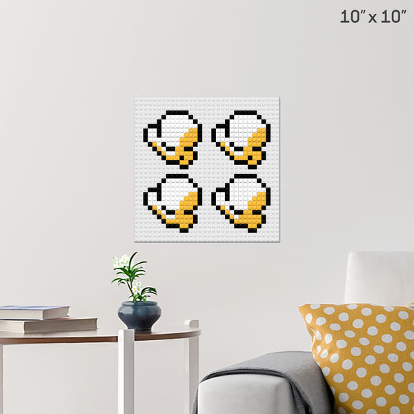 Caramel Popcorn Day Brick Poster