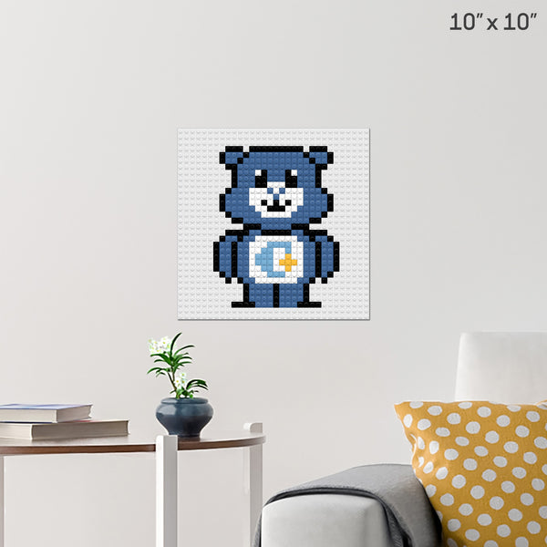 Care Bear Bedtime Bear Brick Poster