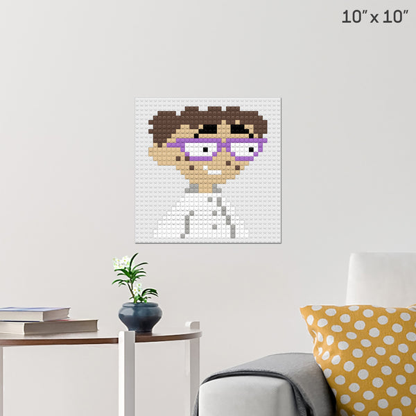 Carl Karl Brick Poster