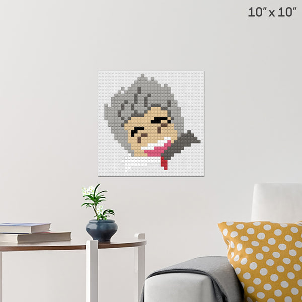 Carlos Oscar De Vil Brick Poster