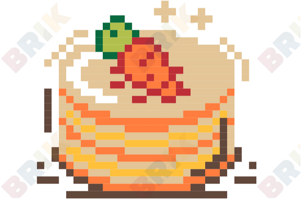 Carrot Cake Pixel Art