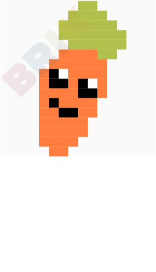 Carrot Pixel Art
