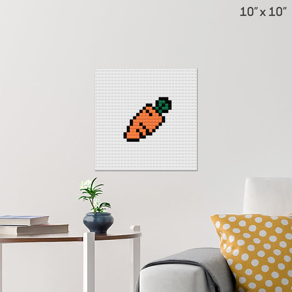 Carrot Brick Poster