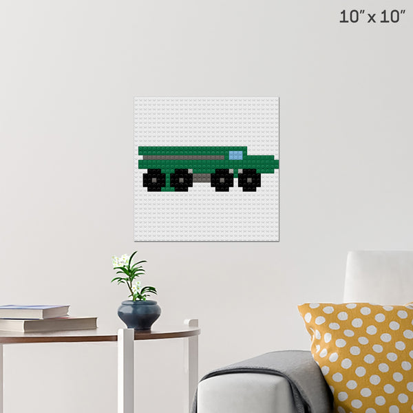 cars Brick Poster