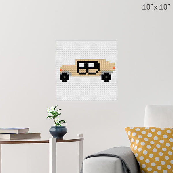 cars Brick Poster