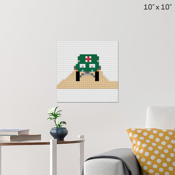 cars Brick Poster