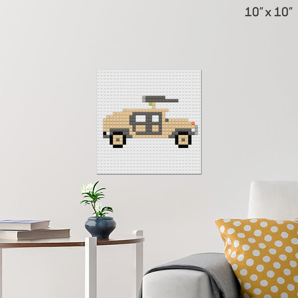 cars Brick Poster