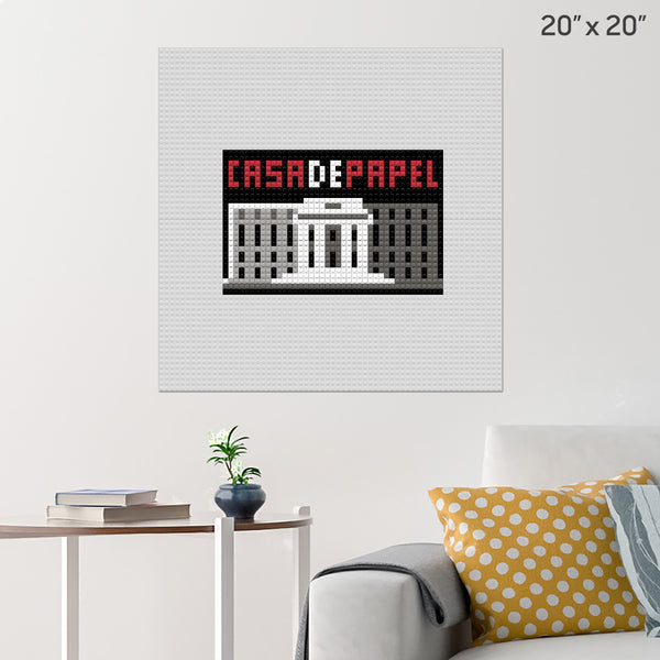 Casa de papel - em Brick Poster
