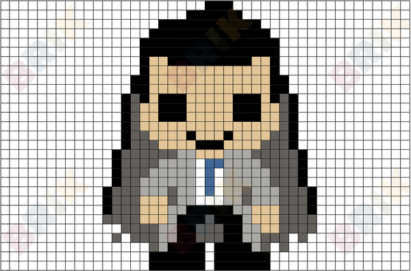 Castiel Pixel Art