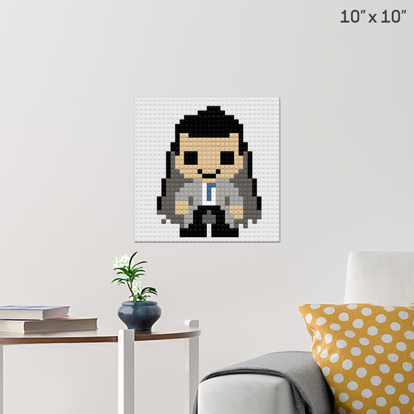 Castiel Brick Poster