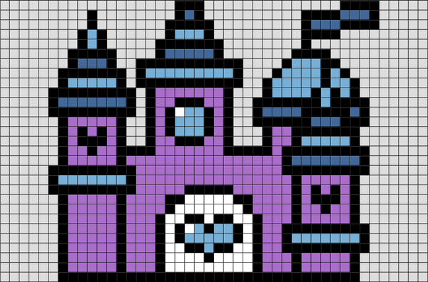 Castle Pixel Art