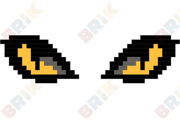 Cat Eyes Pixel Art
