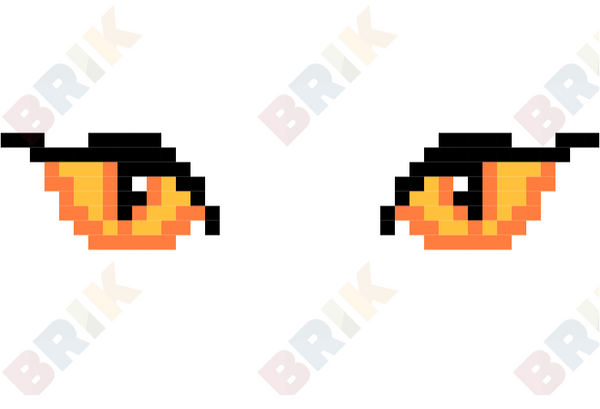 Cat Eyes Pixel Art