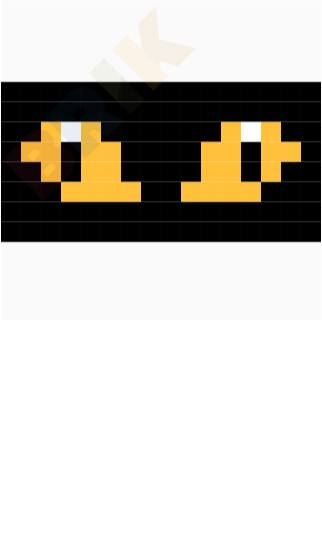 Cat Eyes Pixel Art
