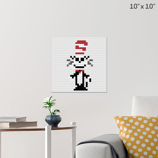 Cat in The Hat Brick Poster