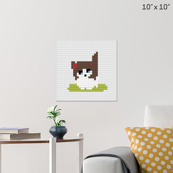 cat Brick Poster