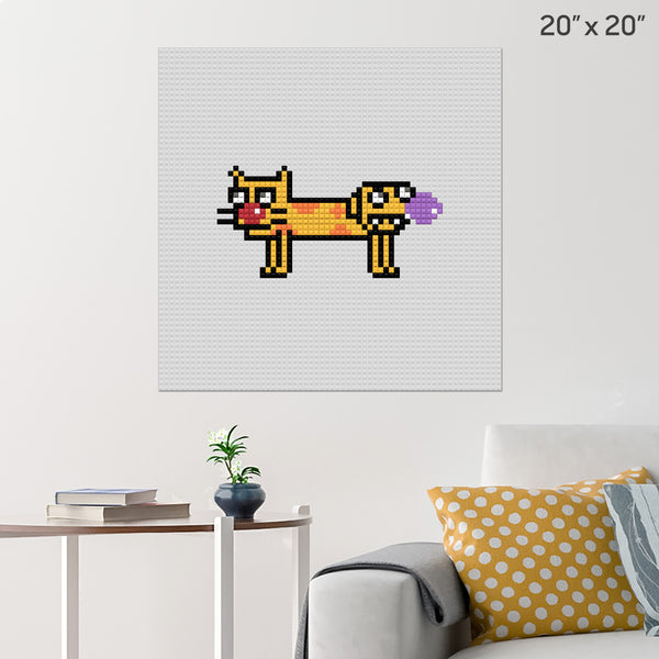 CatDog Brick Poster