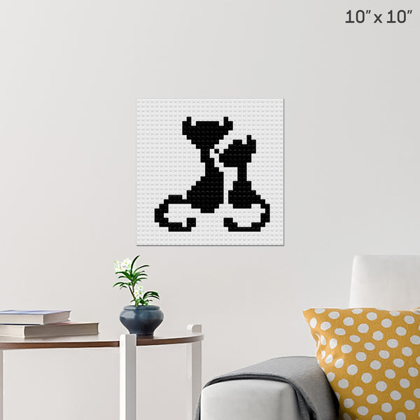 Cats Brick Poster