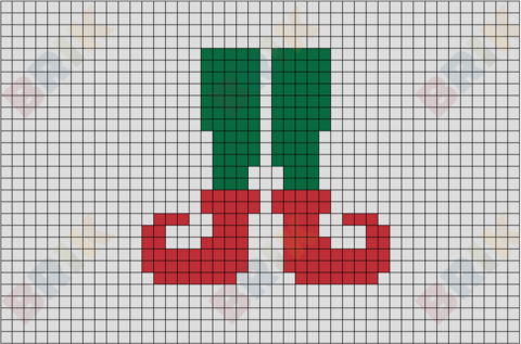 Elf Shoes Pixel Art