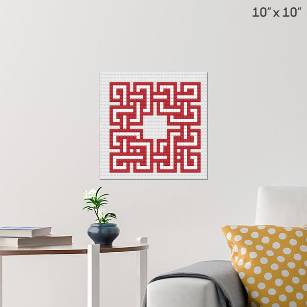 Celtic Knot Brick Poster