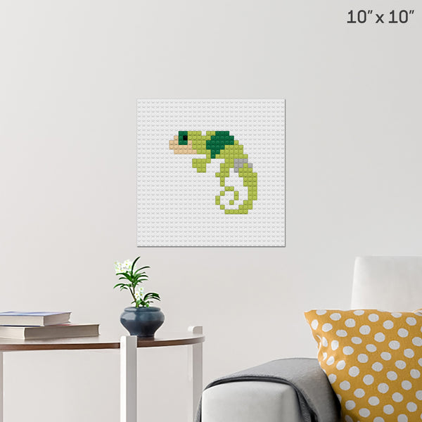 Chameleon Brick Poster