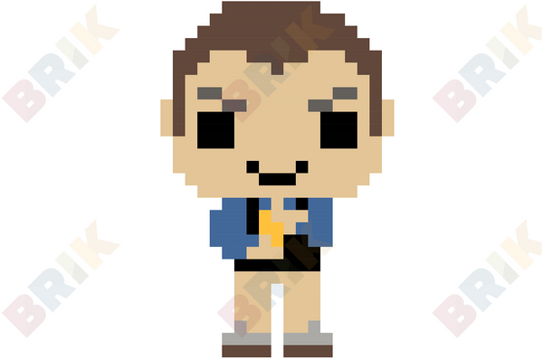Chandler Bing Pixel Art