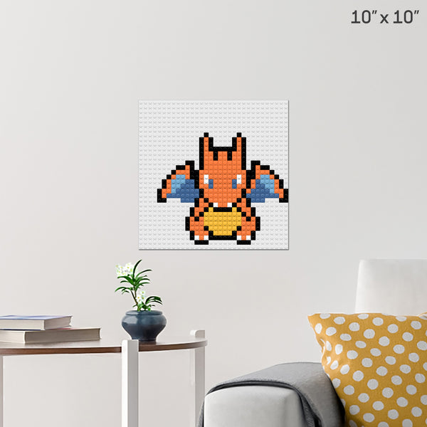 CHARIZARD Brick Poster