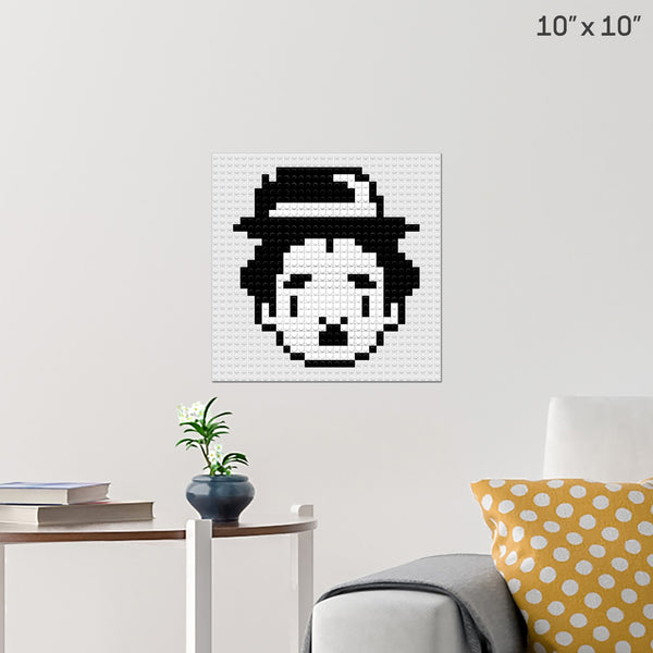 Charlie Chaplin Brick Poster