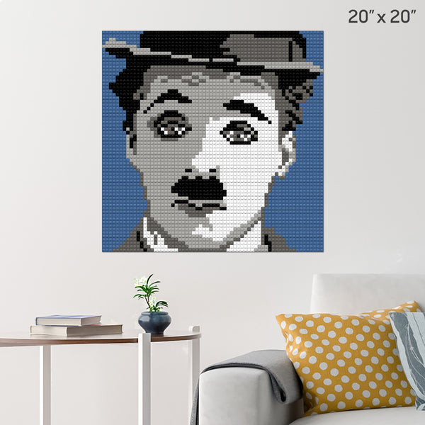 Charlie Chaplin Brick Poster
