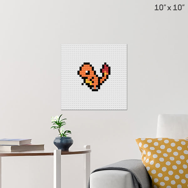 Charmander Brick Poster