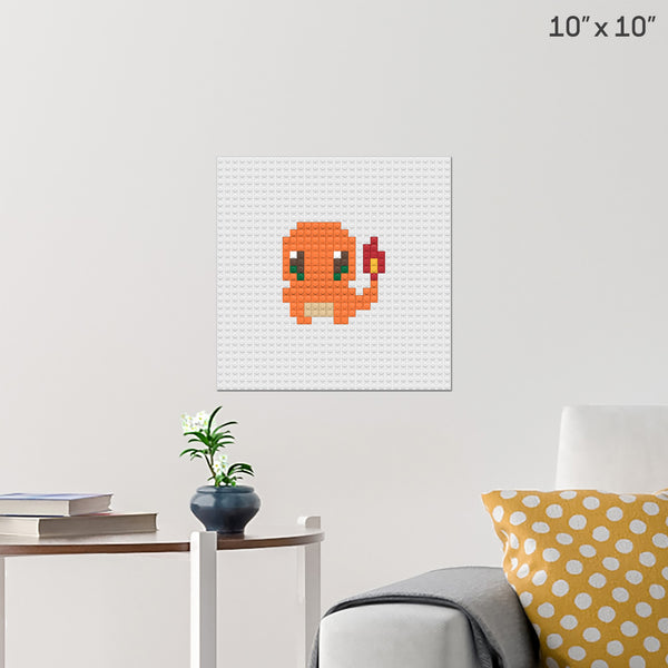 Charmander Brick Poster