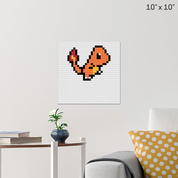 charmander Brick Poster