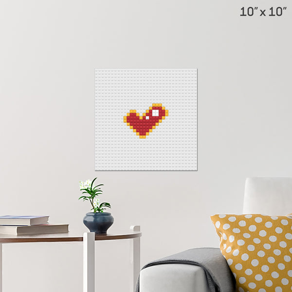 Check Brick Poster